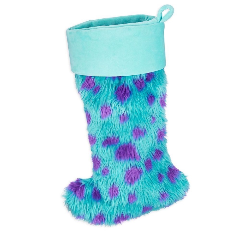 Disney Parks Pixar Monsters Inc Holiday Christmas Wreath & Sulley Stocking Set - Picture 3 of 4